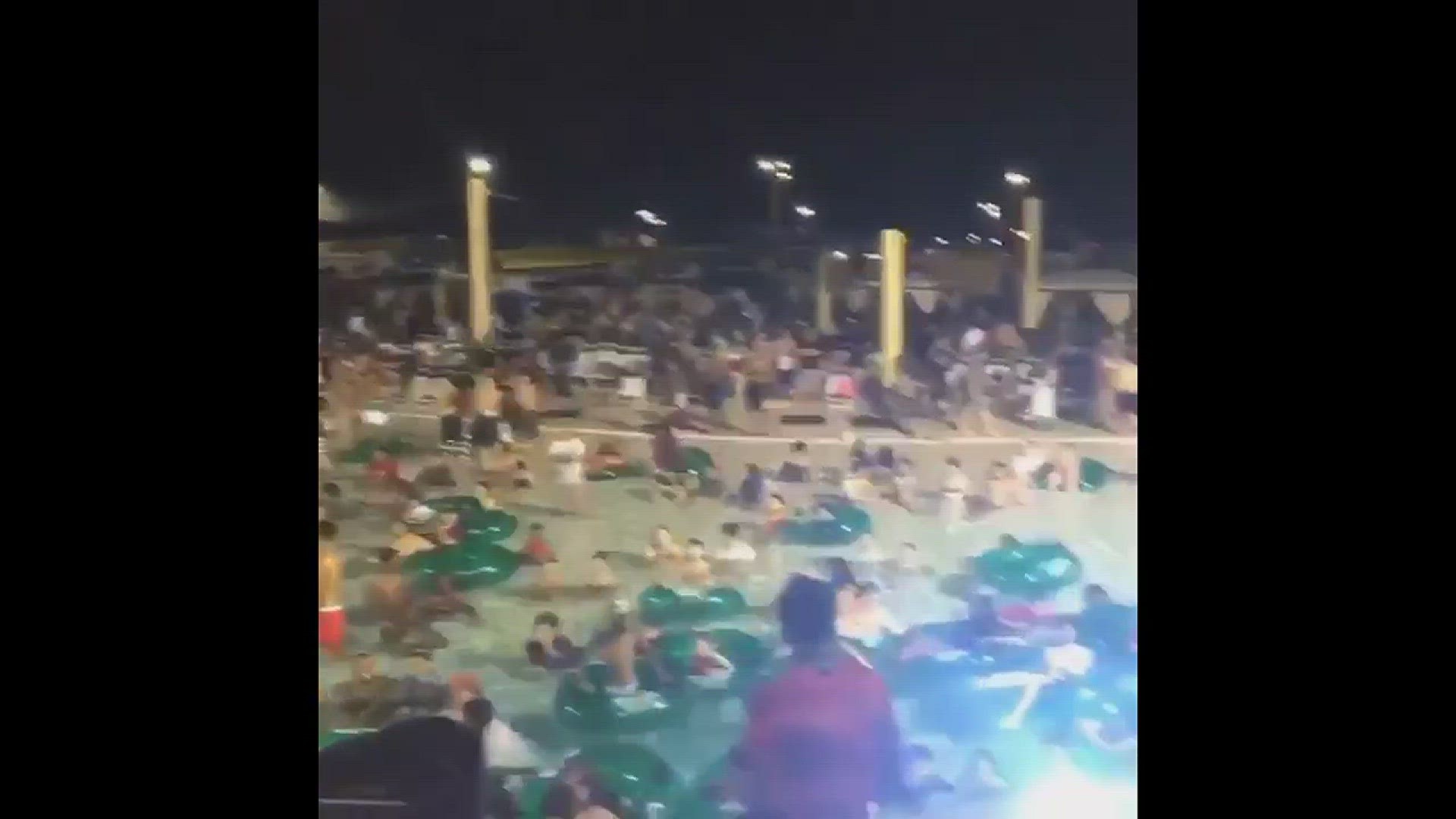 Parents are outraged after a youth lock-in at Typhoon Texas was abruptly shut down early Saturday morning.