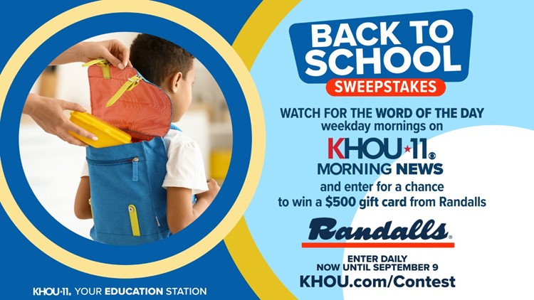 Back-to-school watch and win official rules