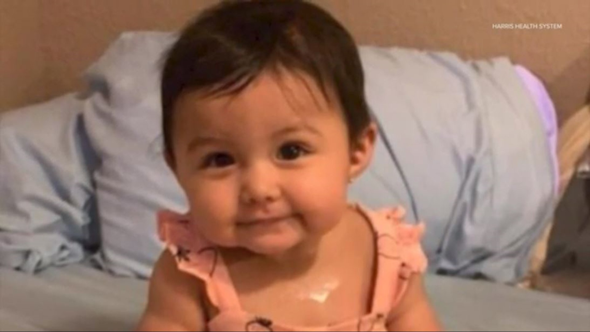 An 11-month-old girl with COVID was transferred to Central Texas from Houston Thursday because there were no appropriate pediatric beds available.
