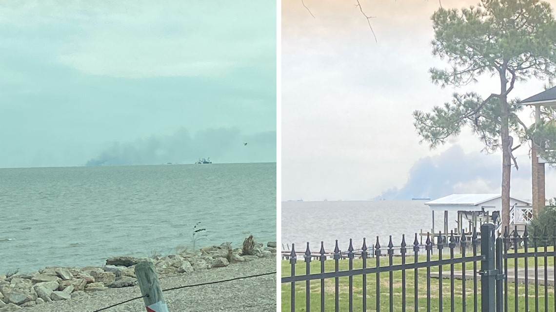 Galveston smoke Several controlled burns