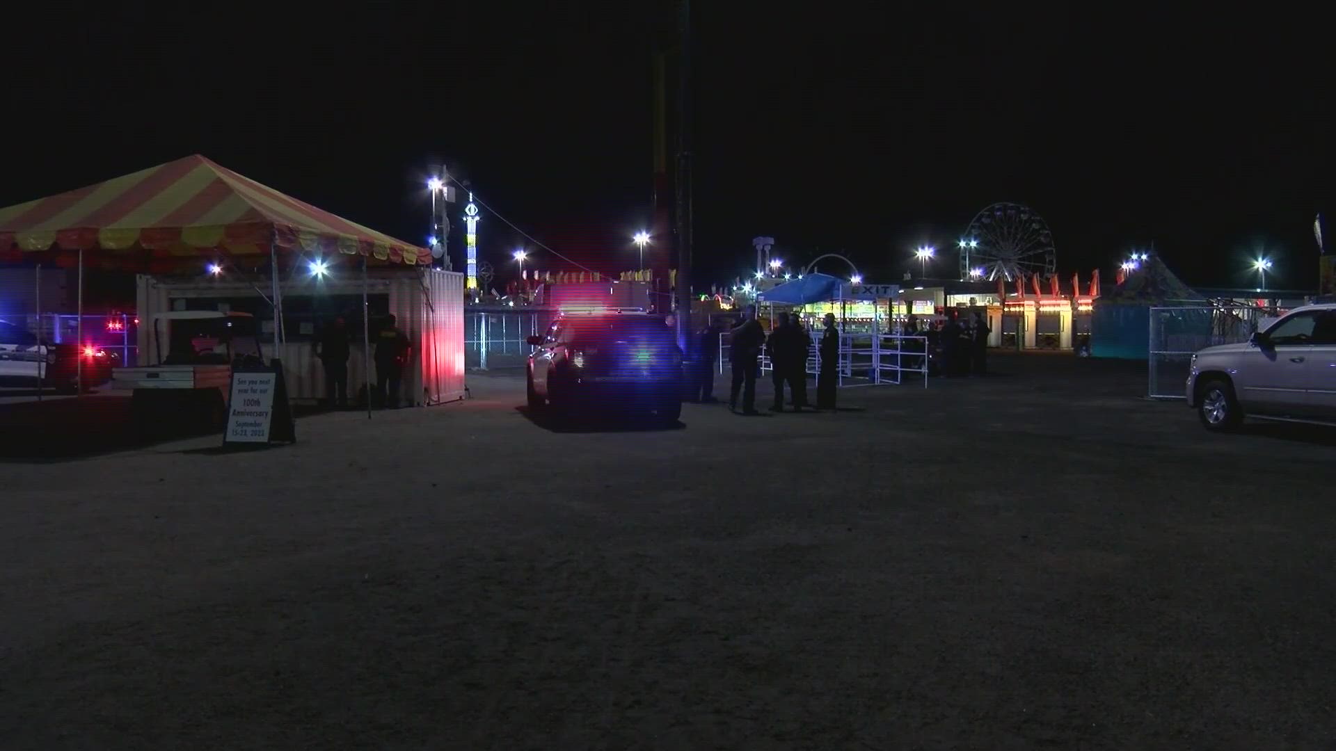 A gunman shot three people, including two first responders, at the Tri-State Fair & Rodeo in Texas, before he was shot and wounded by sheriff's deputies, authorities