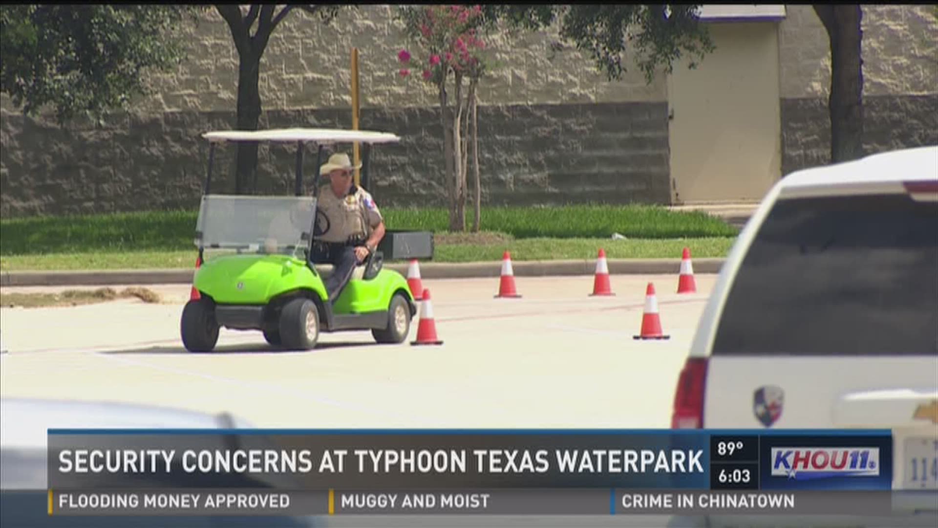 KHOU 11 reporter Sherry Williams looks into issues regarding security after the incident at Typhoon Texas. Many people are asking how the event was organized and how many officers were on hand?