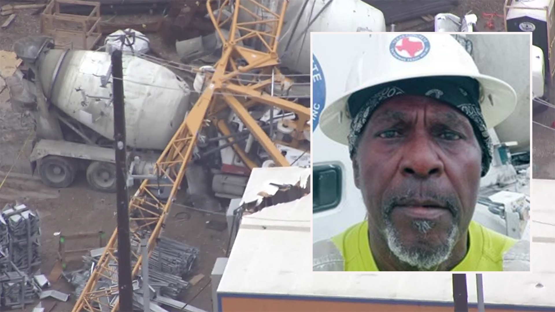 A lawsuit has been filed by a Harris County man who survived a crane collapse during last week’s severe storms. One man was killed when the crane hit their truck.