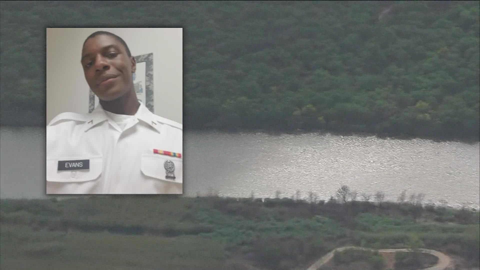 SPC Bishop E. Evans went missing Friday while trying to rescue two migrants who appeared to be drowning in the Rio Grande.