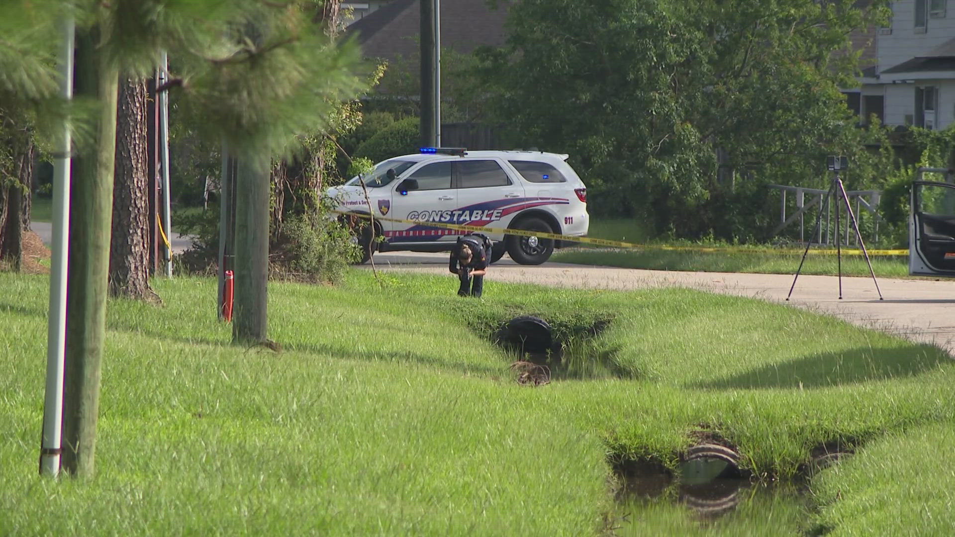 According to the Harris County Precinct 4 Constable's Office, the body was found along Lee Road just north of FM 1960 near Cypresswood Drive.