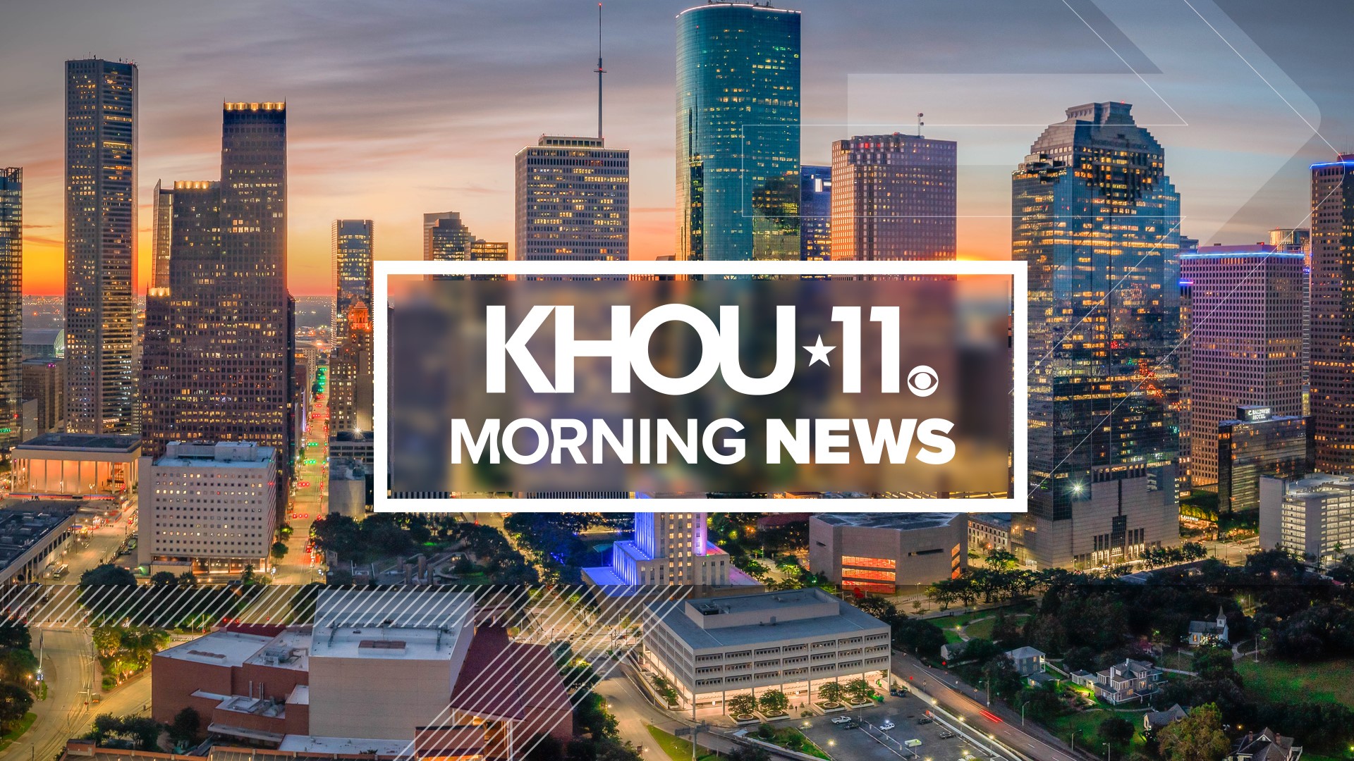 Houston morning newscast featuring breaking news from overnight, local weather and traffic. KHOU Stands for Houston.