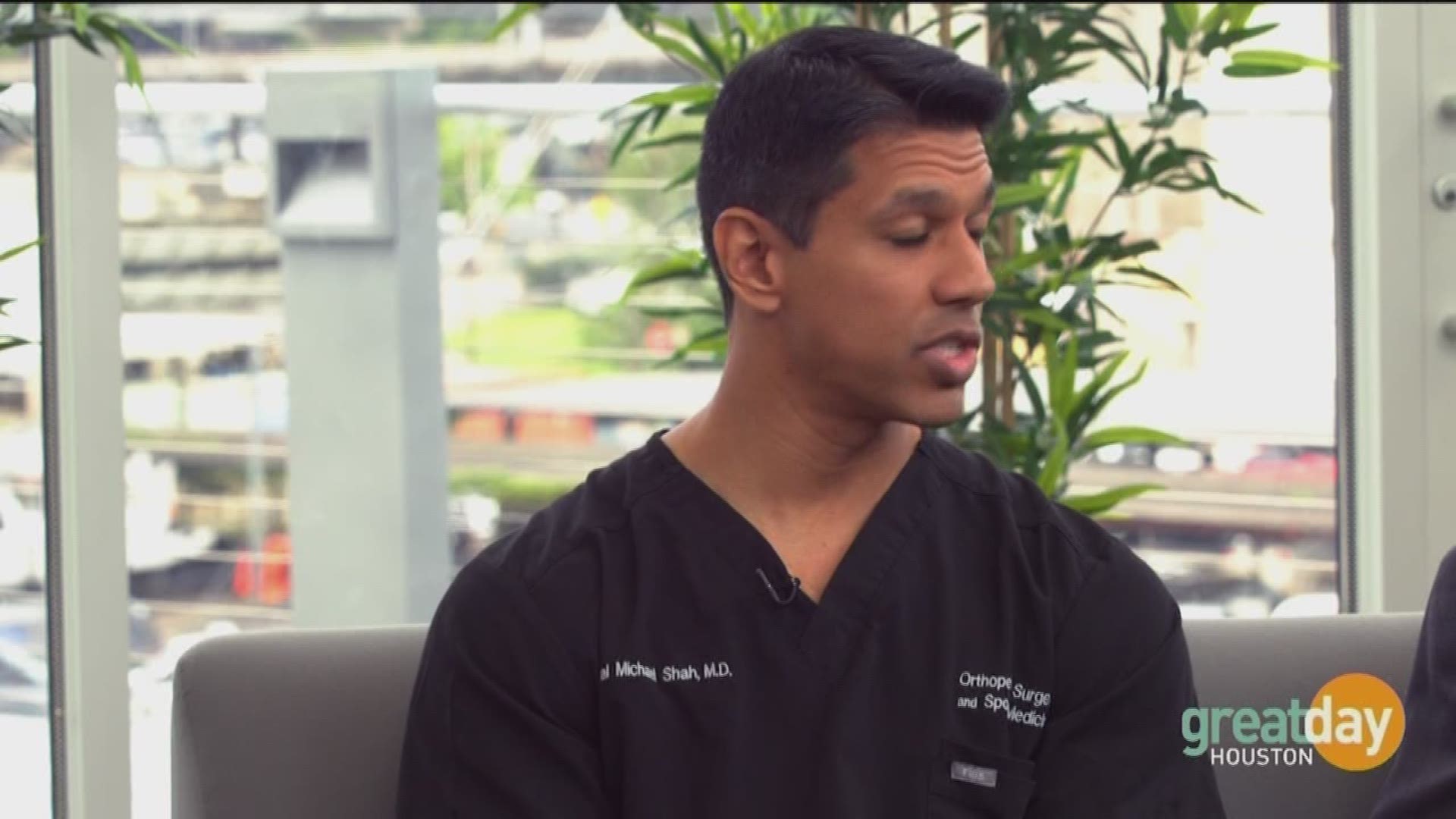 Orthopedic Surgeon,  Dr. Vishal Shah with Memorial Hermann Sugar Land Hospital discusses options for knee surgery and how it helped his patient Phillip Riopelle"leap" for joy.