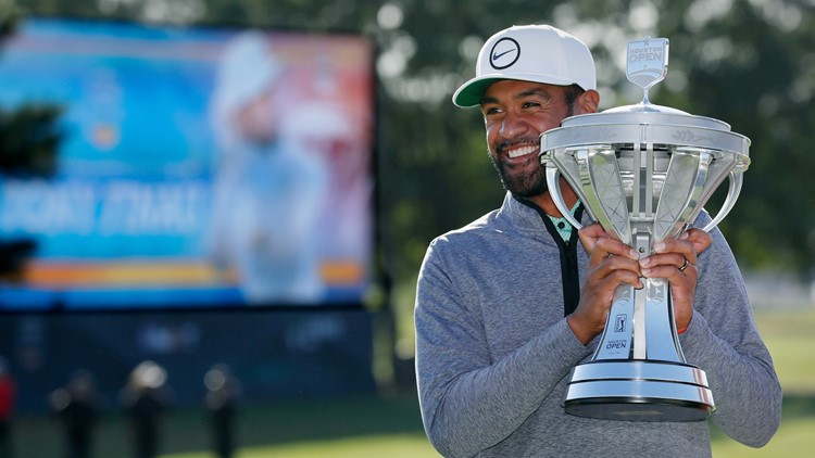Tony Finau moves to No. 12 in world after Houston Open victory