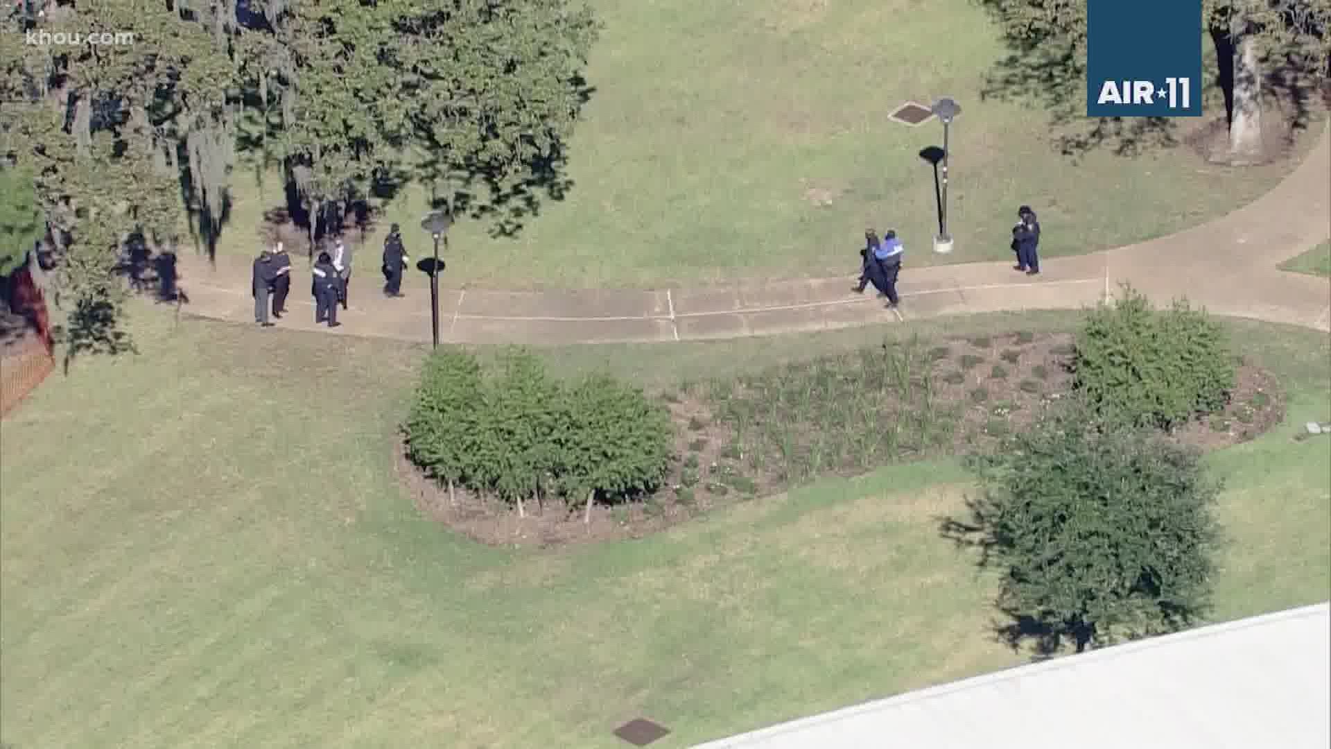 A woman's body was found on the University of Houston's campus Monday morning. Police believe the woman may have been homeless and her death was natural.