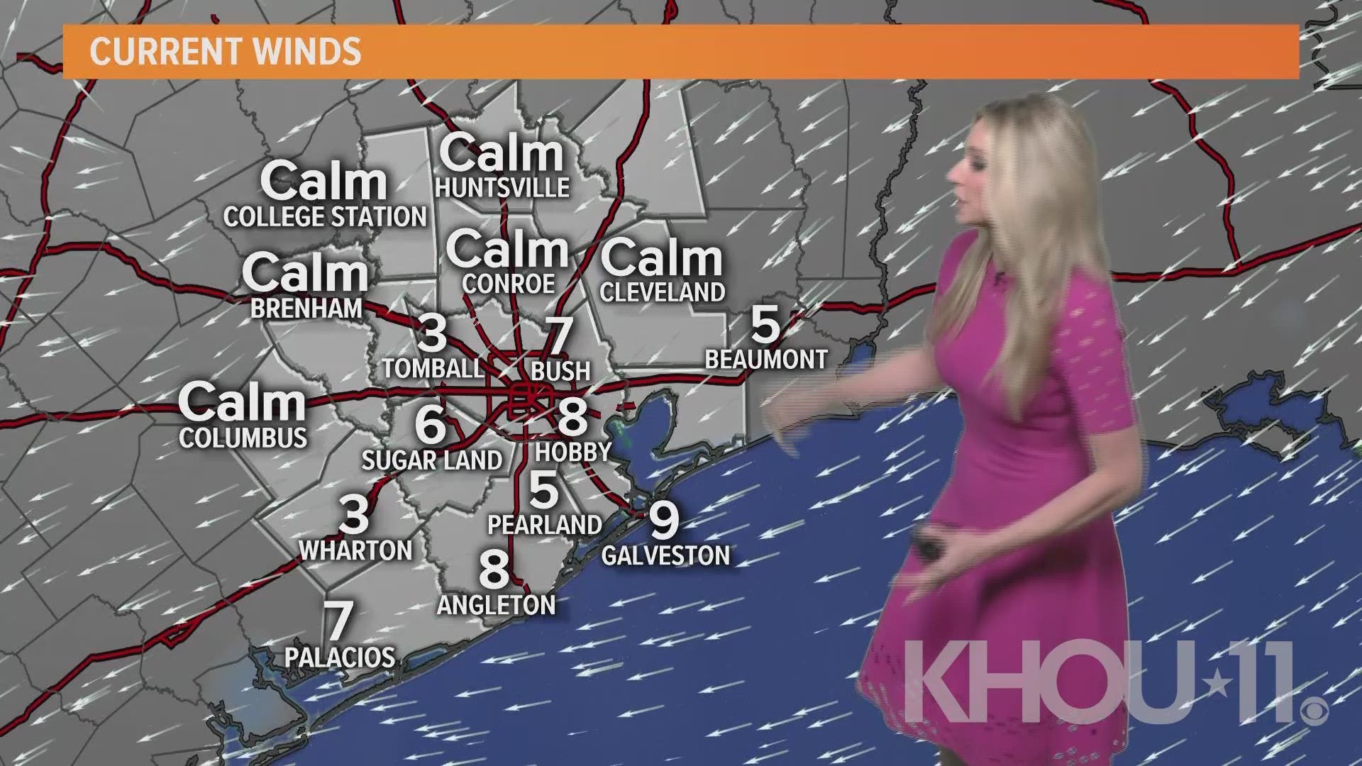 KHOU 11 Meteorologist Chita Craft is tracking the wind and where the plume from the ITC La Porte fire will end up on Tuesday, March 19, 2019.