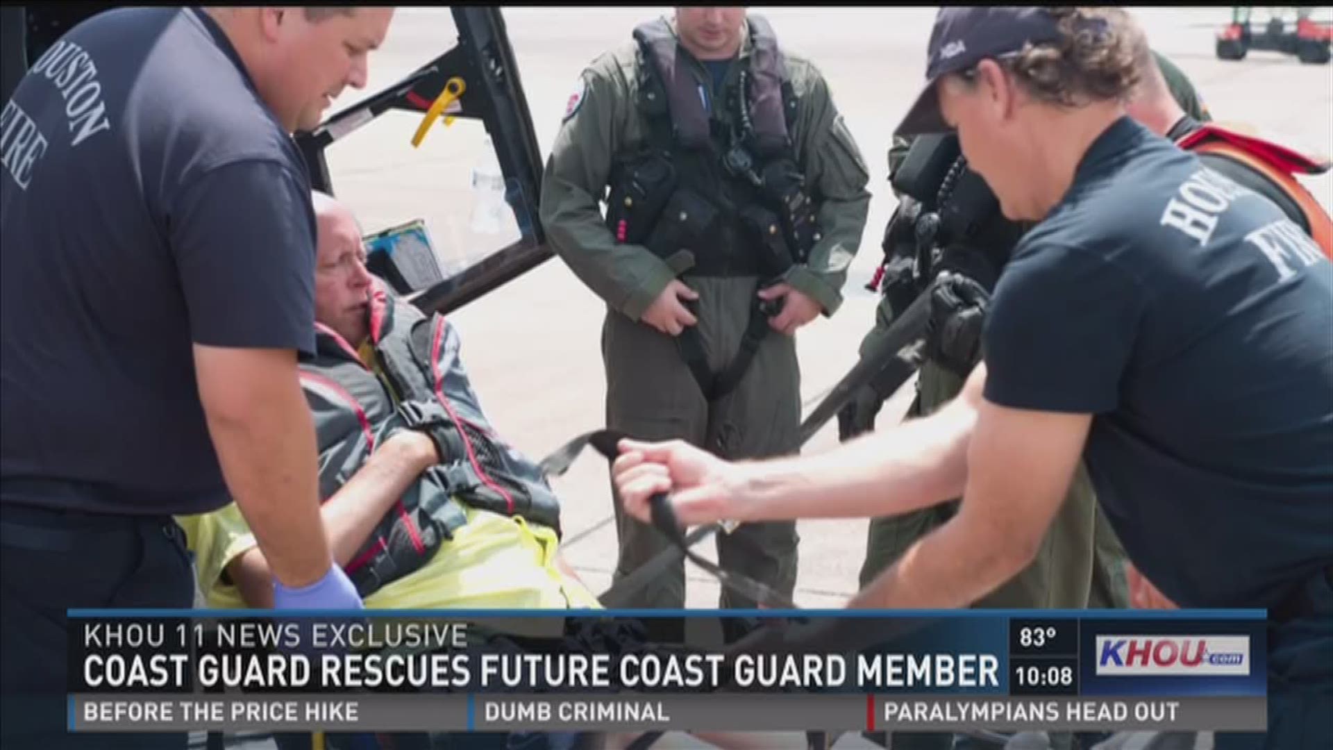 Coast Guard rescues teen enlisted in Coast Guard boot camp