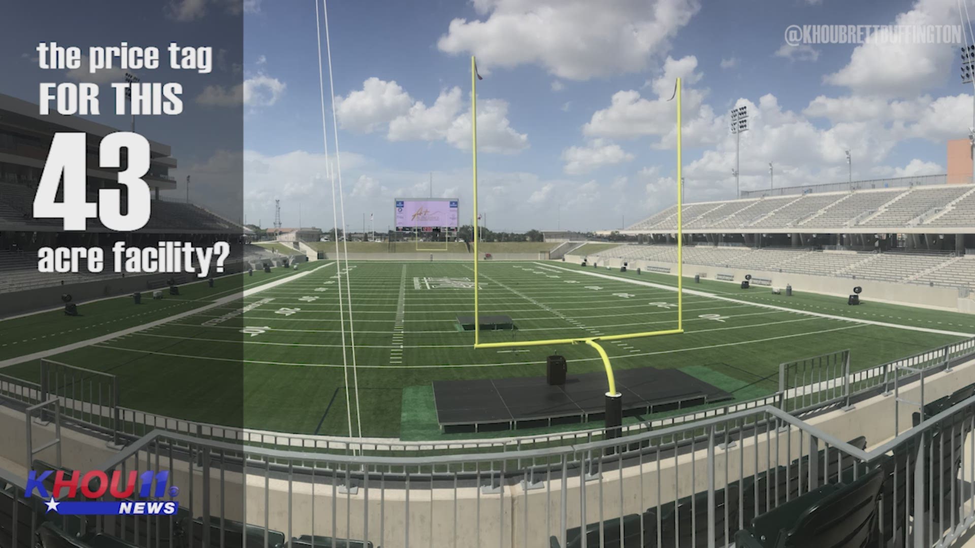 Take a look at Katy ISD's brand-new, impressive Legacy Stadium.