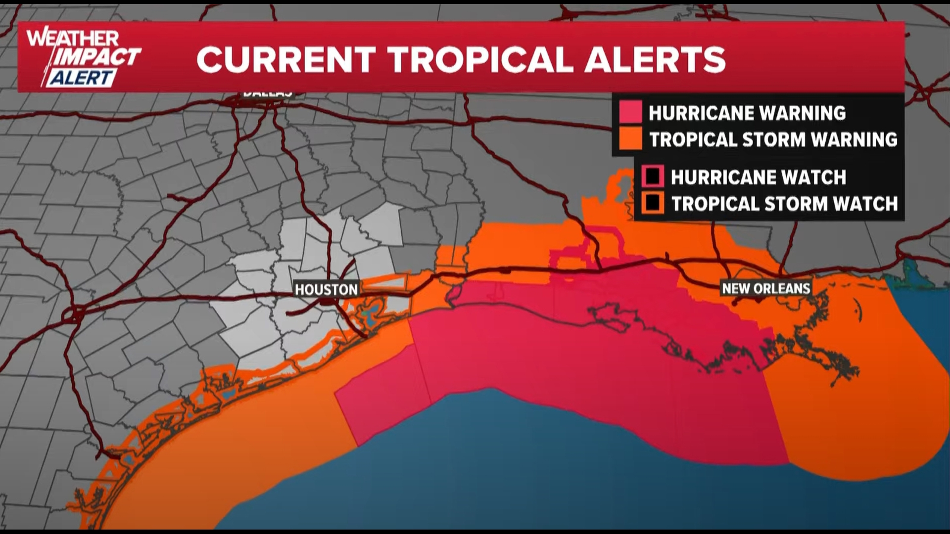 Tropical Storm Francine continues to strengthen in the Gulf and is expected to become a hurricane soon.