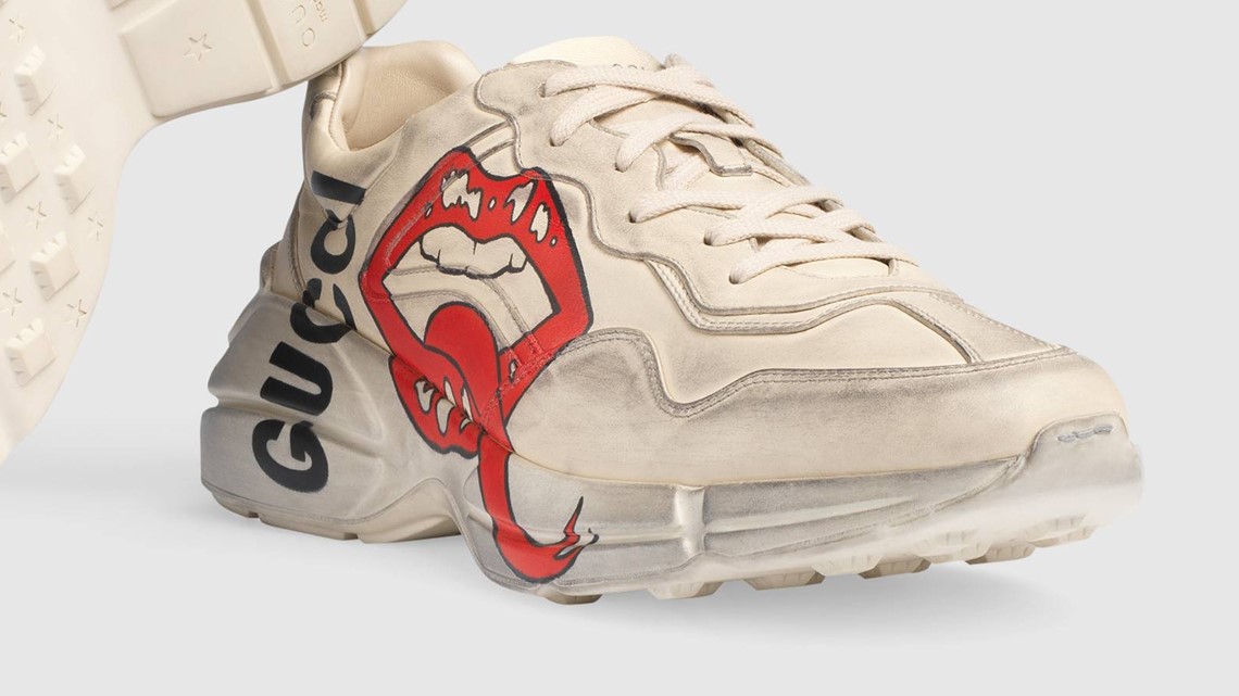 gucci dirty tennis shoes