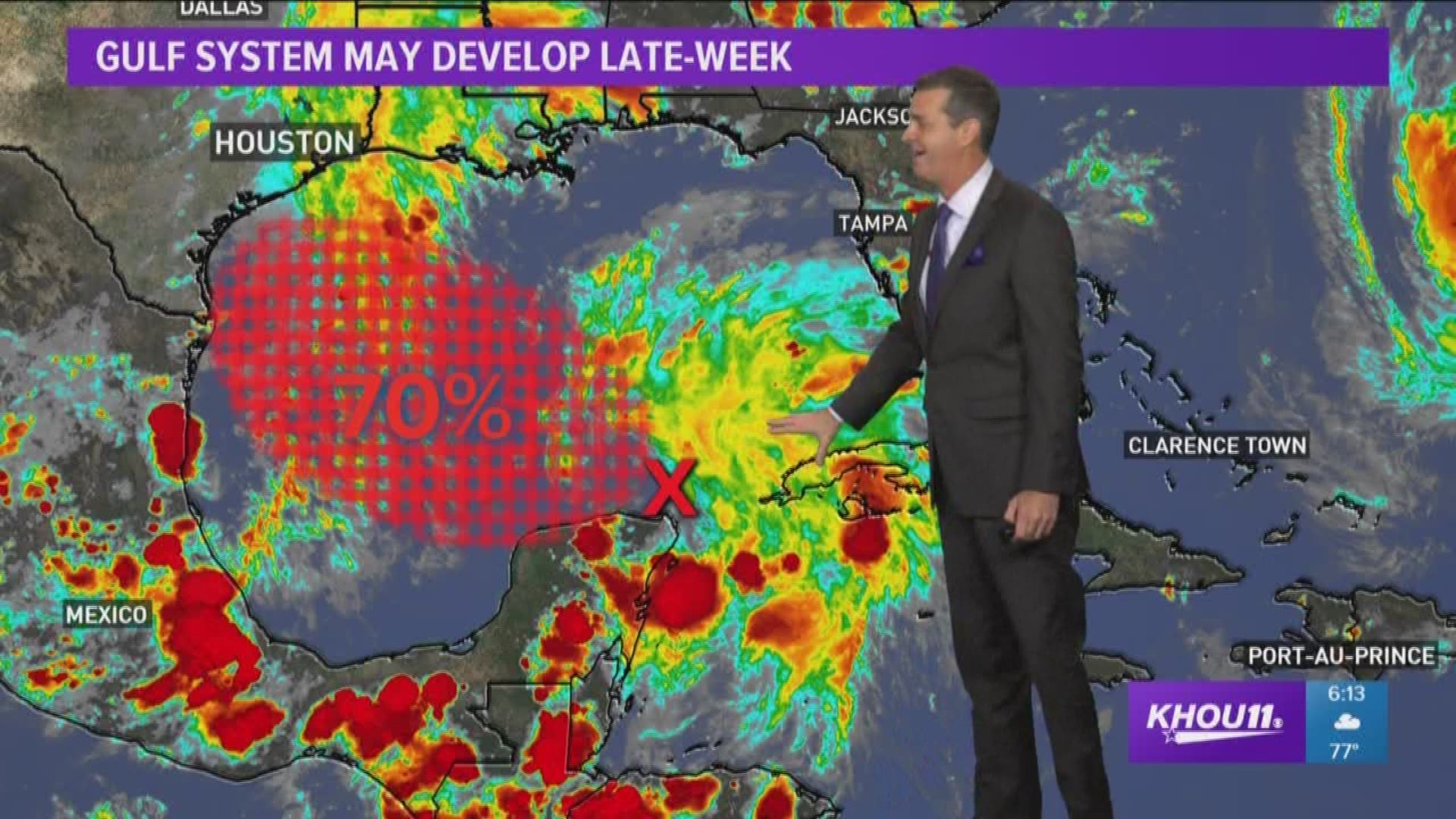 Tuesday's 6pm forecast update with David Paul