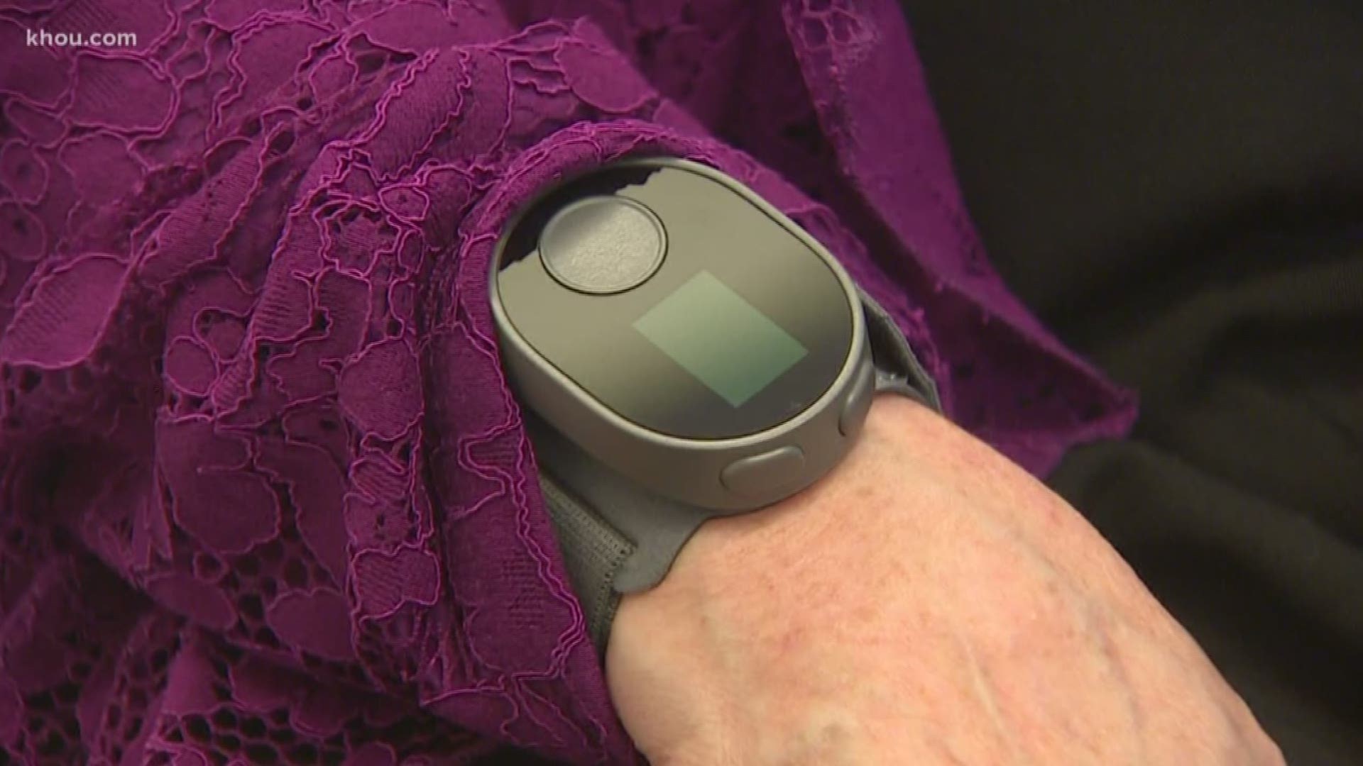 The device looks like a smartwatch but helps people who deal with tremors.