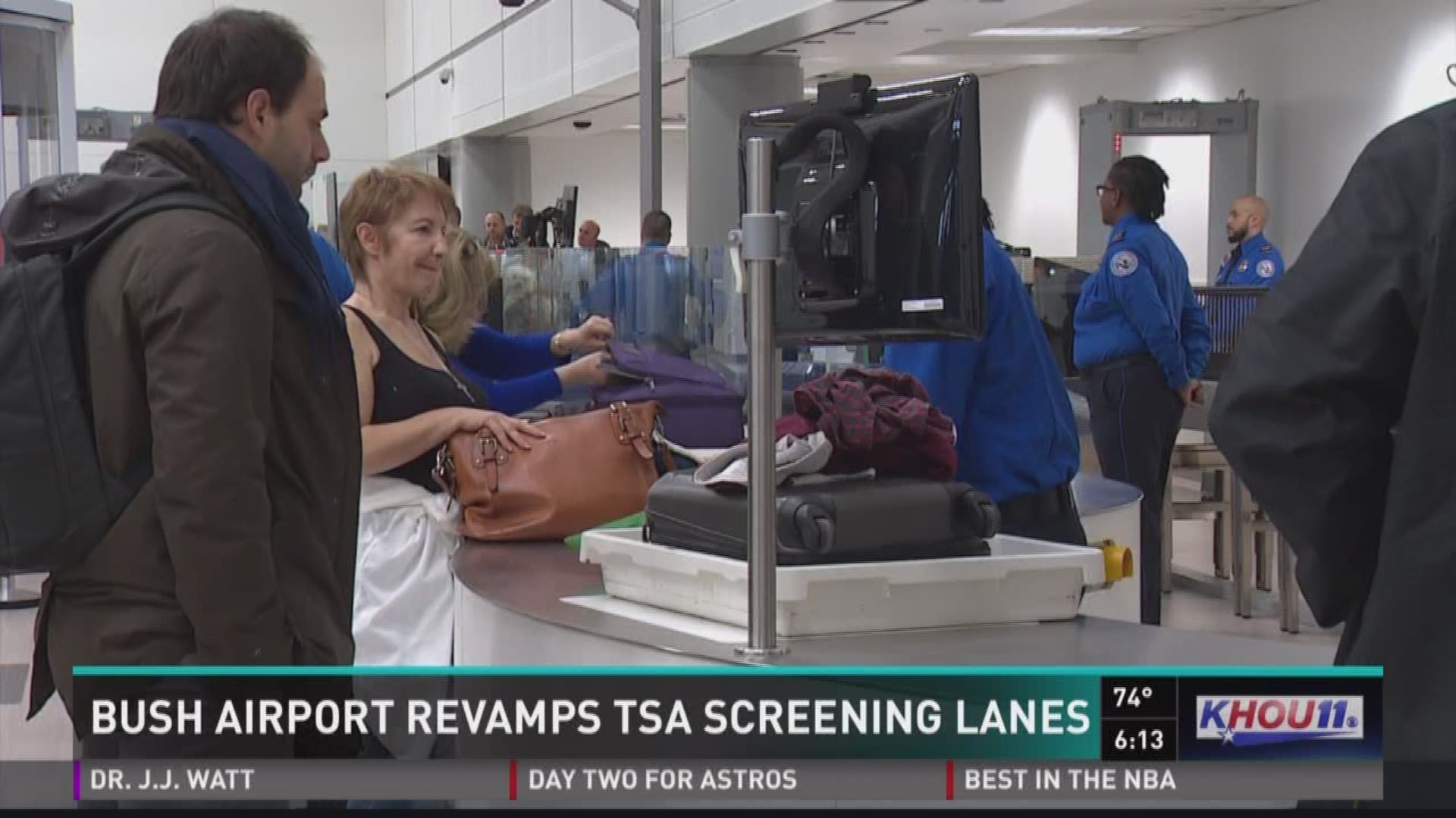 Houston airports are working to make your trip through security a lot easier. Passengers may see the changes at Bush Intercontinental when dropping items into bins at the TSA lines.