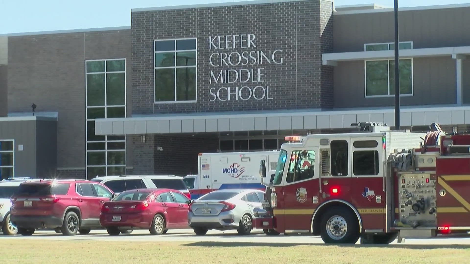 Seven students from Keefer Crossing Middle School were taken to the hospital Tuesday, Feb. 13 after eating gummies laced with THC, New Caney ISD said.