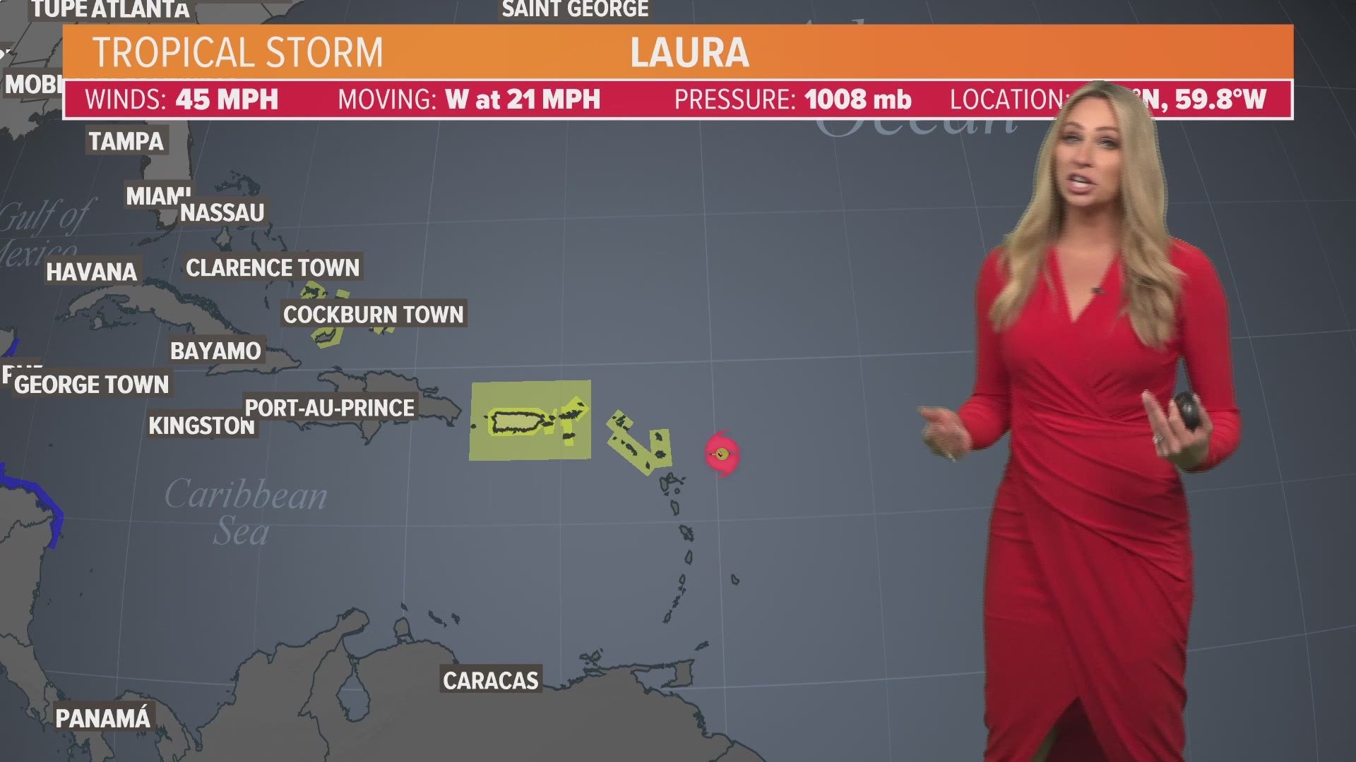 The tropics are getting even more active with Tropical Storm Laura in the Atlantic and Tropical Depression 14 edging closer to the Gulf of Mexico.