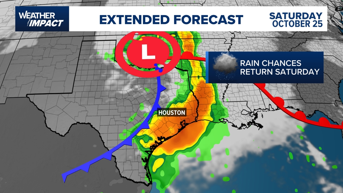 Weather Impact Alert | Widespread rain and storms Saturday could have you changing outdoor plans