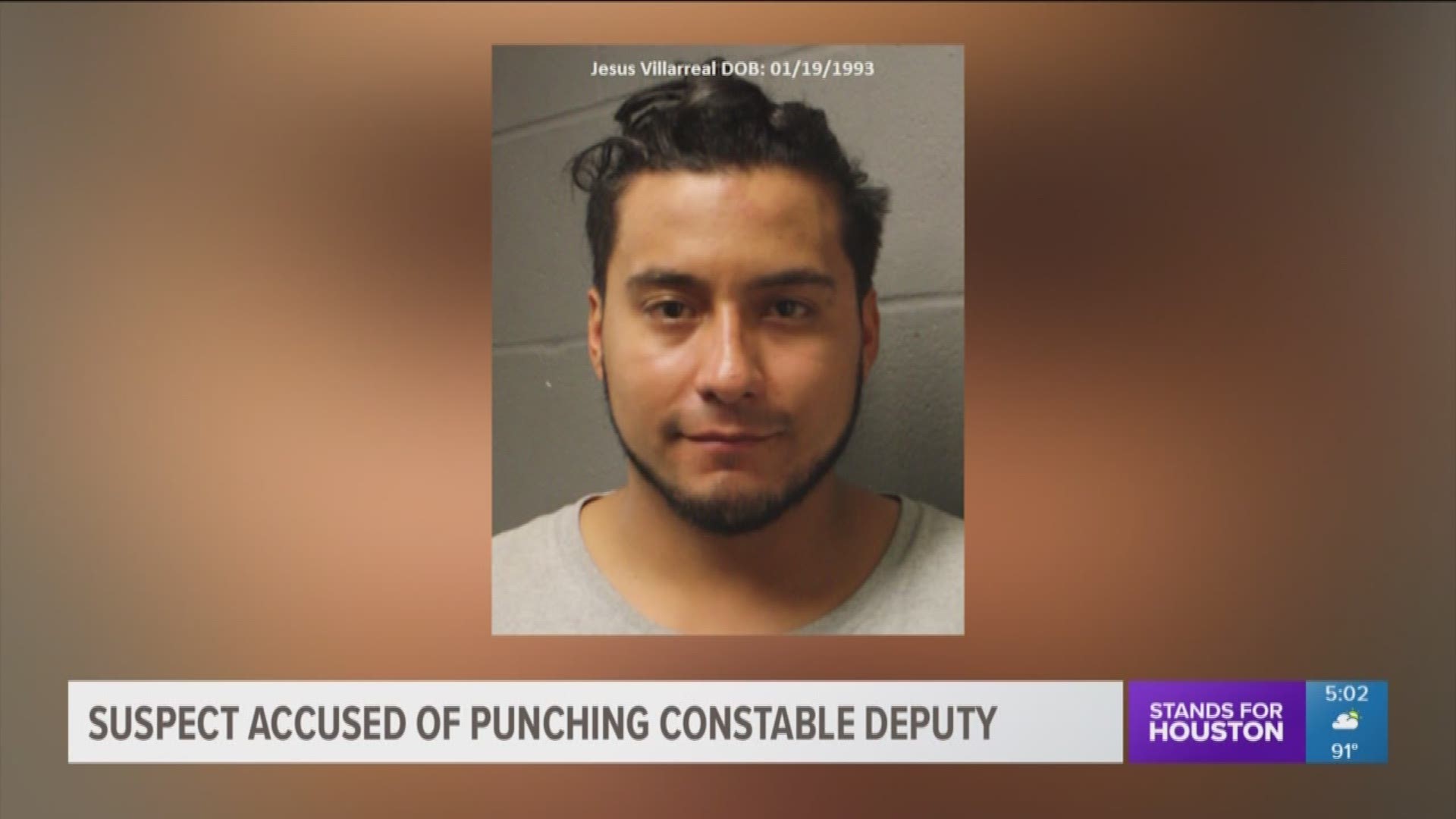 A suspected drunk driver was arrested after he punched a deputy constable and then tried to bribe him in an effort to be released, according to Constable Mark Herman's Office.