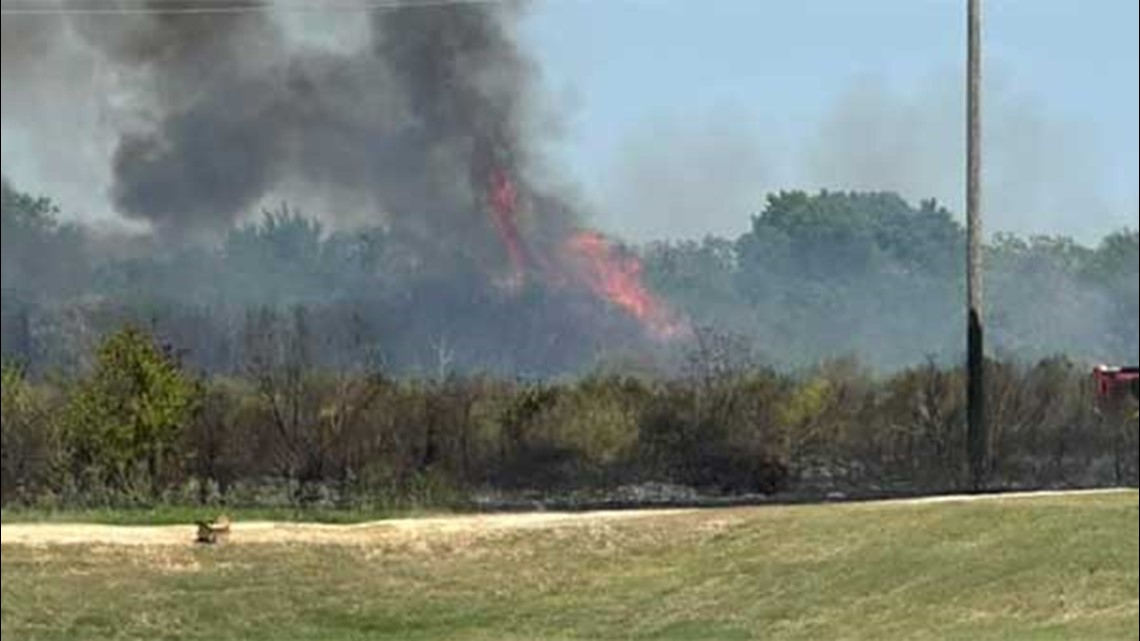 Katyarea grass fire covers more than four acres, officials say