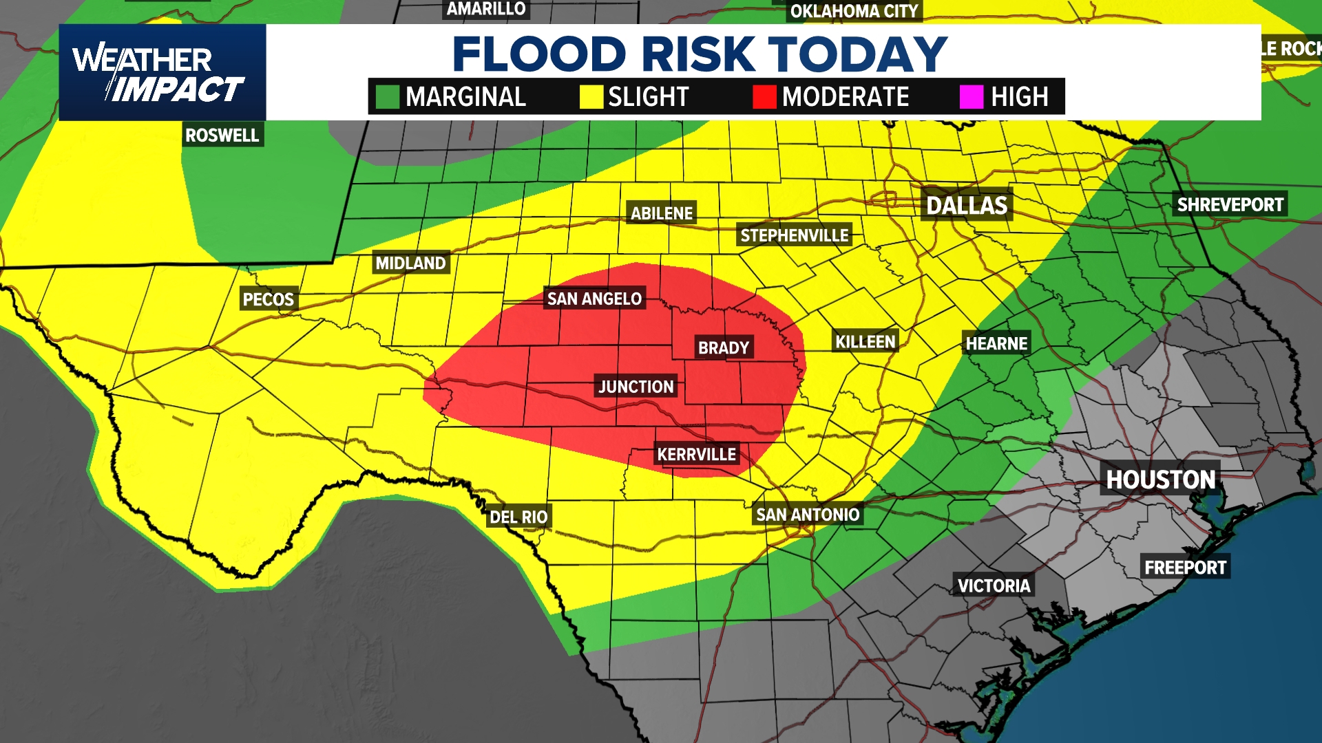 KHOU 11 Meteorologist Pat Cavlin says it's impossible to determine exactly where the heaviest of rain will fall, but everyone in risky areas should stay aware.