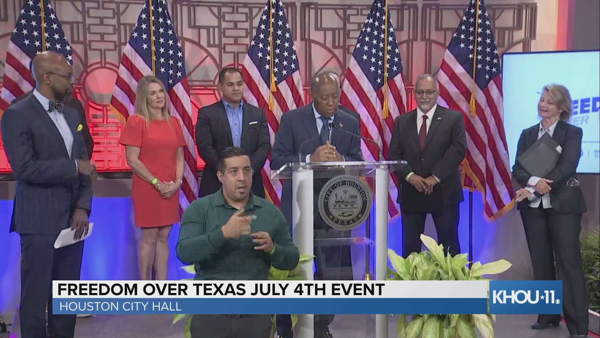 Houston will have to wait another year for the full return of Freedom Over Texas, the city's annual Fourth of July celebration.