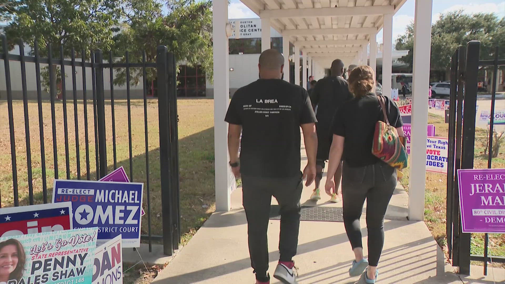 As of Sunday in Harris County, more than 686,000 votes have been cast in person, plus more than 41,000 mail-in ballots.
