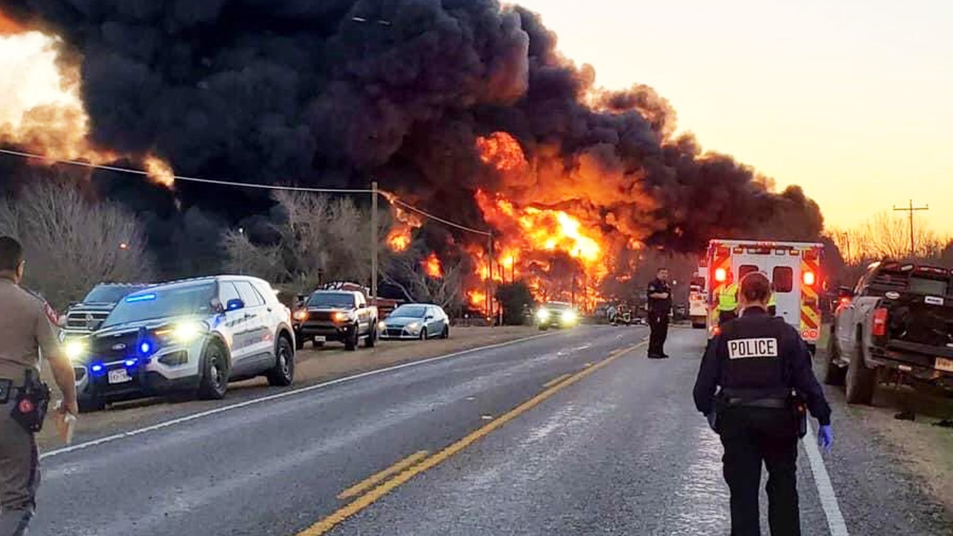 Watch Live: Sheriff gives update on train-truck explosion in Cameron, Texas  | khou.com