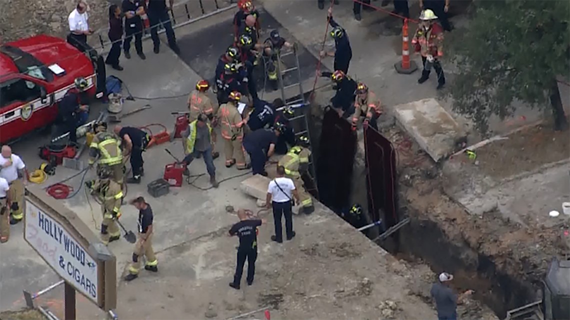 Houston Trench Rescue In Montrose Area | Khou.com