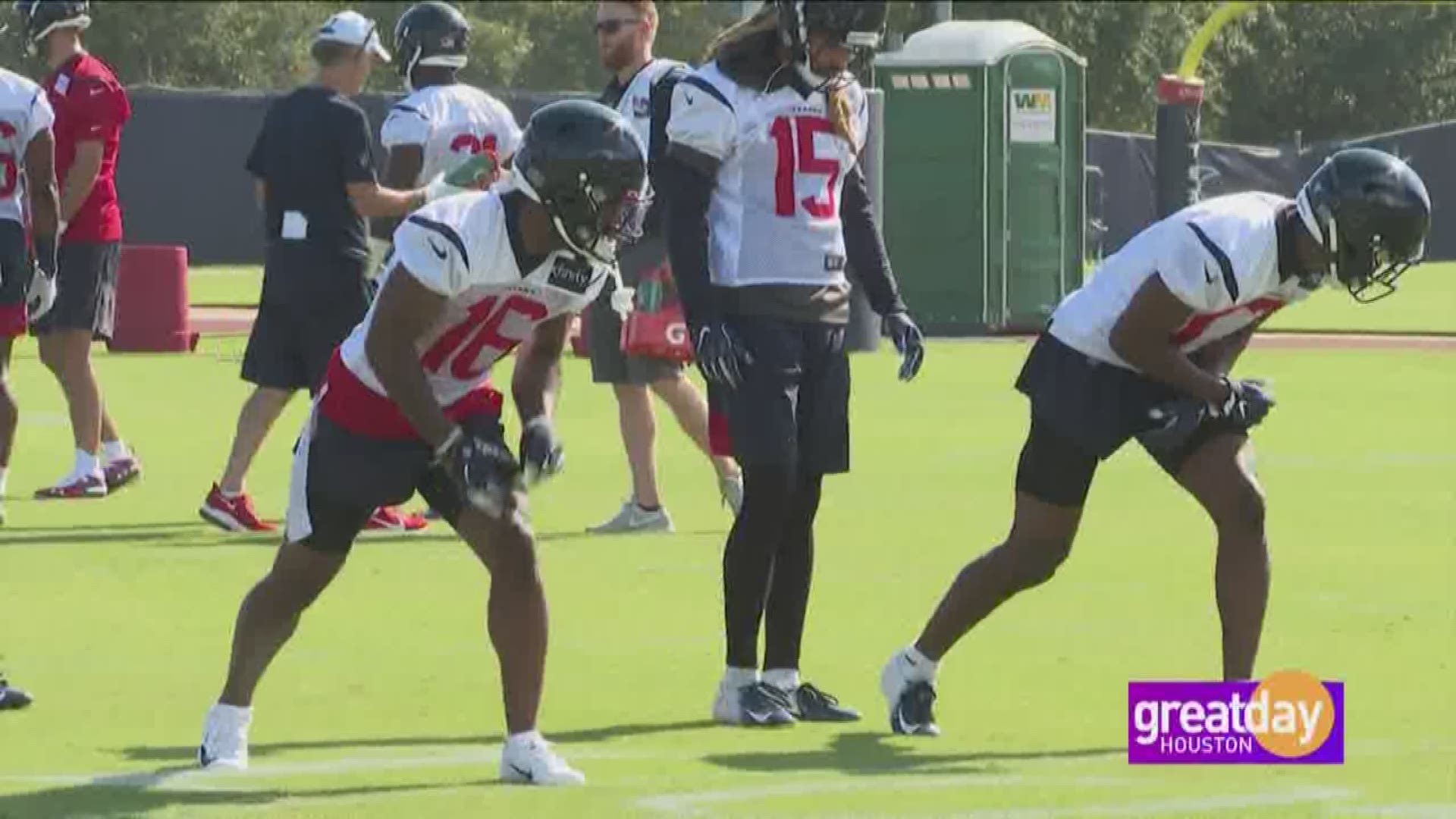 We touchdown at Houston Texans Training Camp