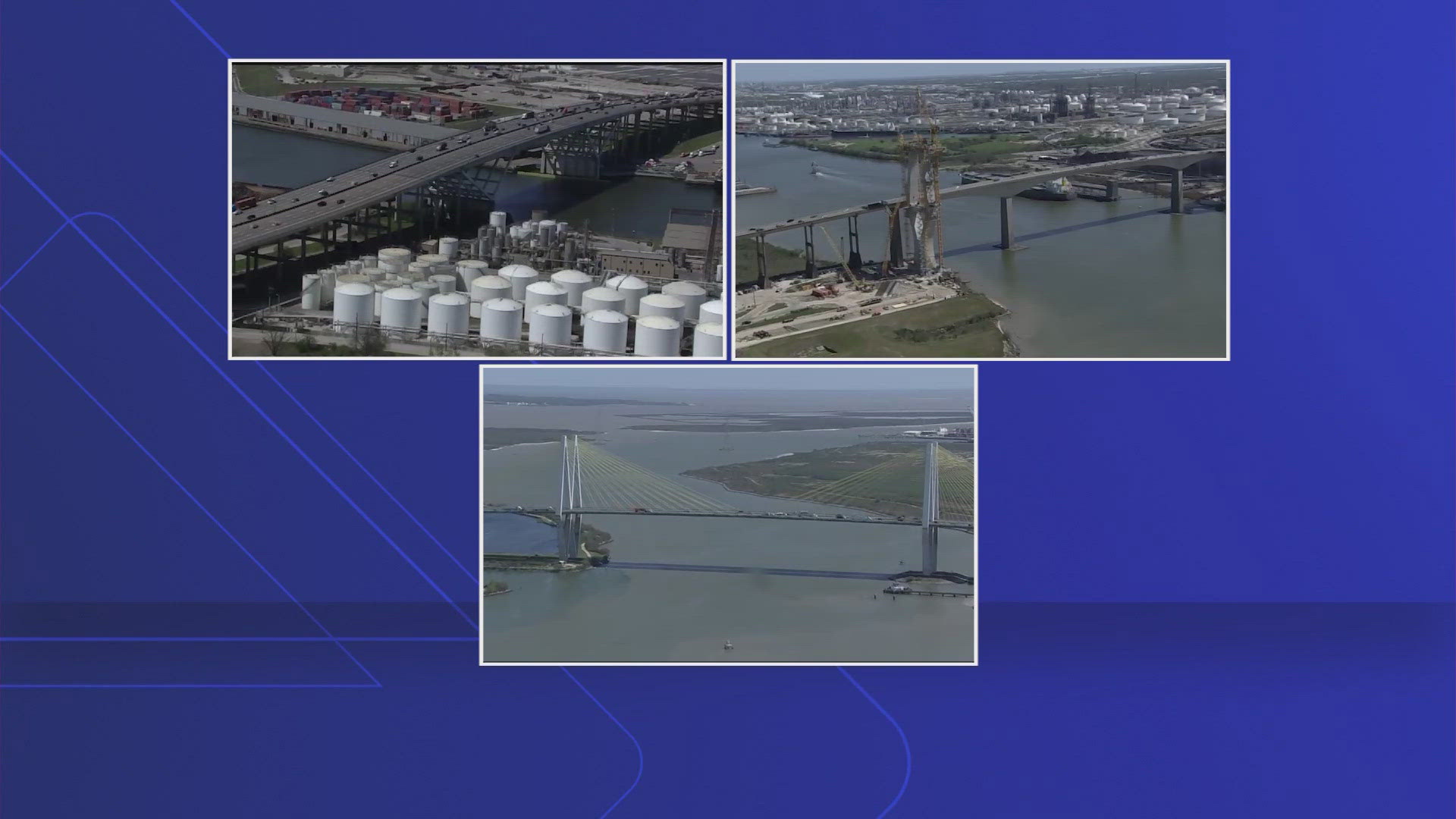 The NTSB urges immediate safety assessments for 5 Houston area bridges at higher risk of collapse due to vessel strikes. Scott Key Bridge collapsed in 2024.