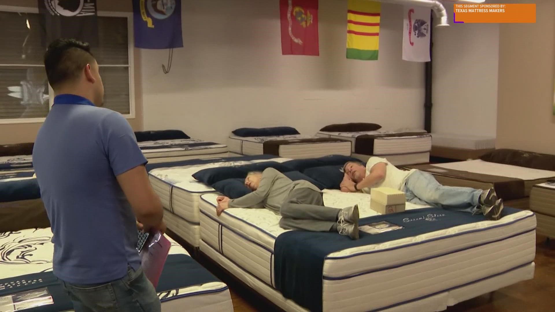 Texas Mattress Makers owner Youval Meicler shows us what's inside his mattresses and how the right materials help you get a great night's sleep.