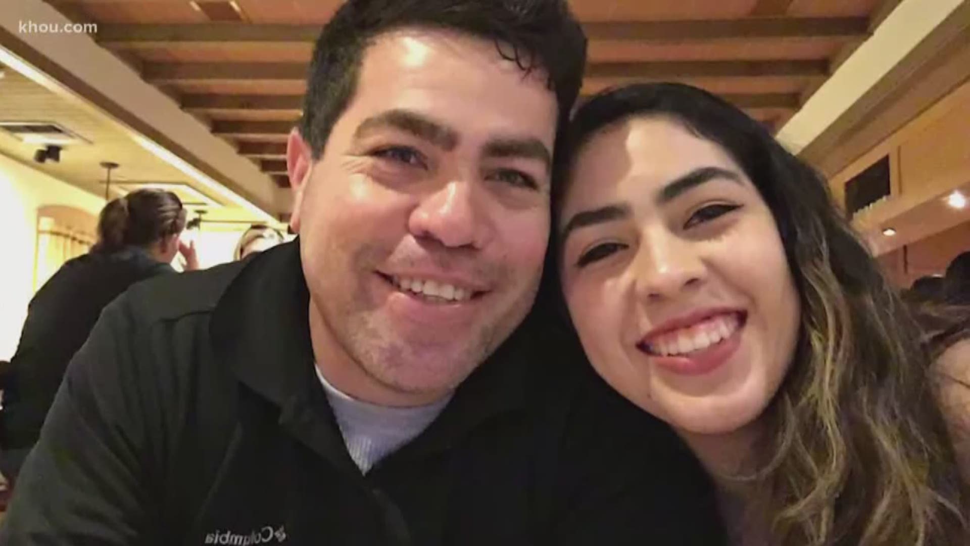 A Houston daughter is devastated after her father was shot and killed, seconds after snapping a photo of the suspected killers.