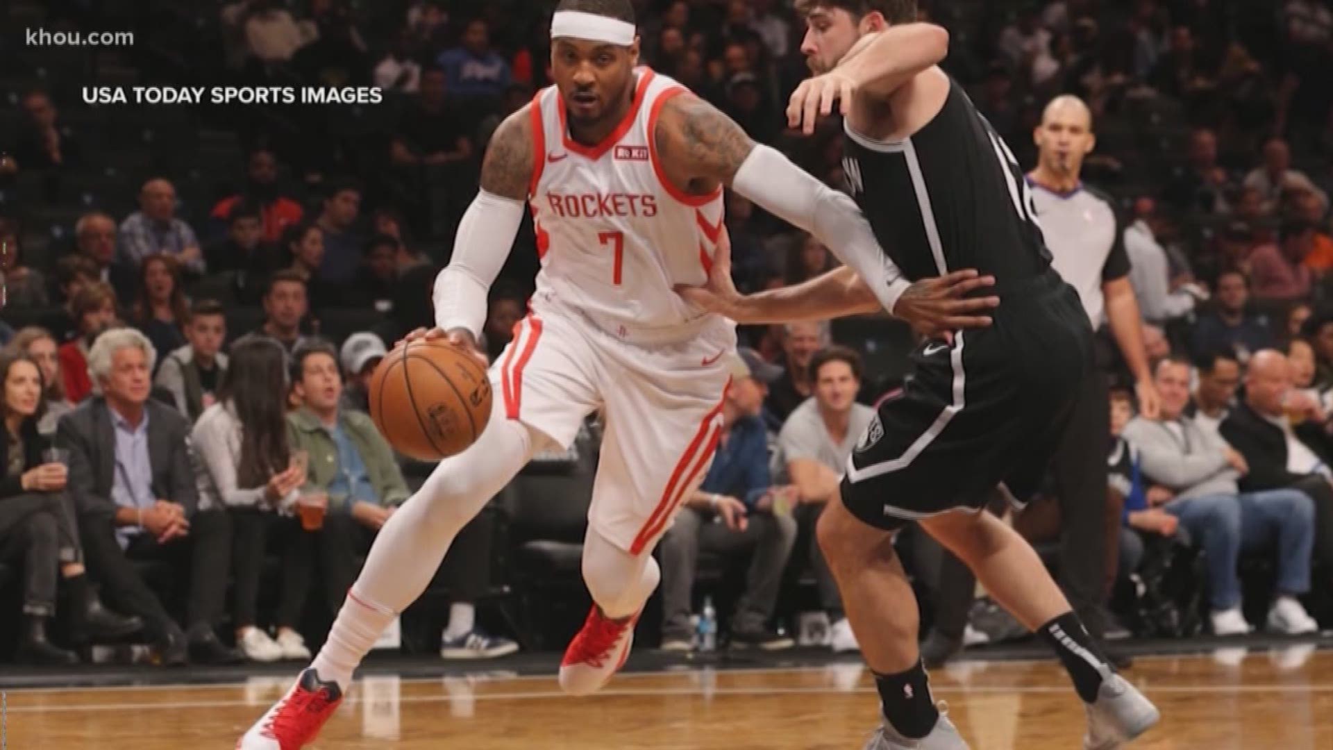 The Rockets have stumbled to a 5-7 start after appearing in the Western Conference finals last season, and Carmelo Anthony has been a target of criticism. Daryl Morey was upset that he felt Anthony had been "singled out."