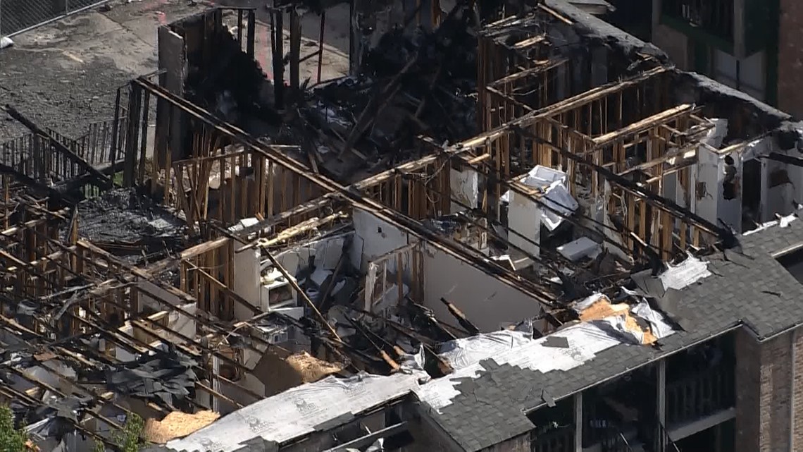 Fire Destroys Apartment Complex On Rushcreek In Greenspoint Area | Khou.com