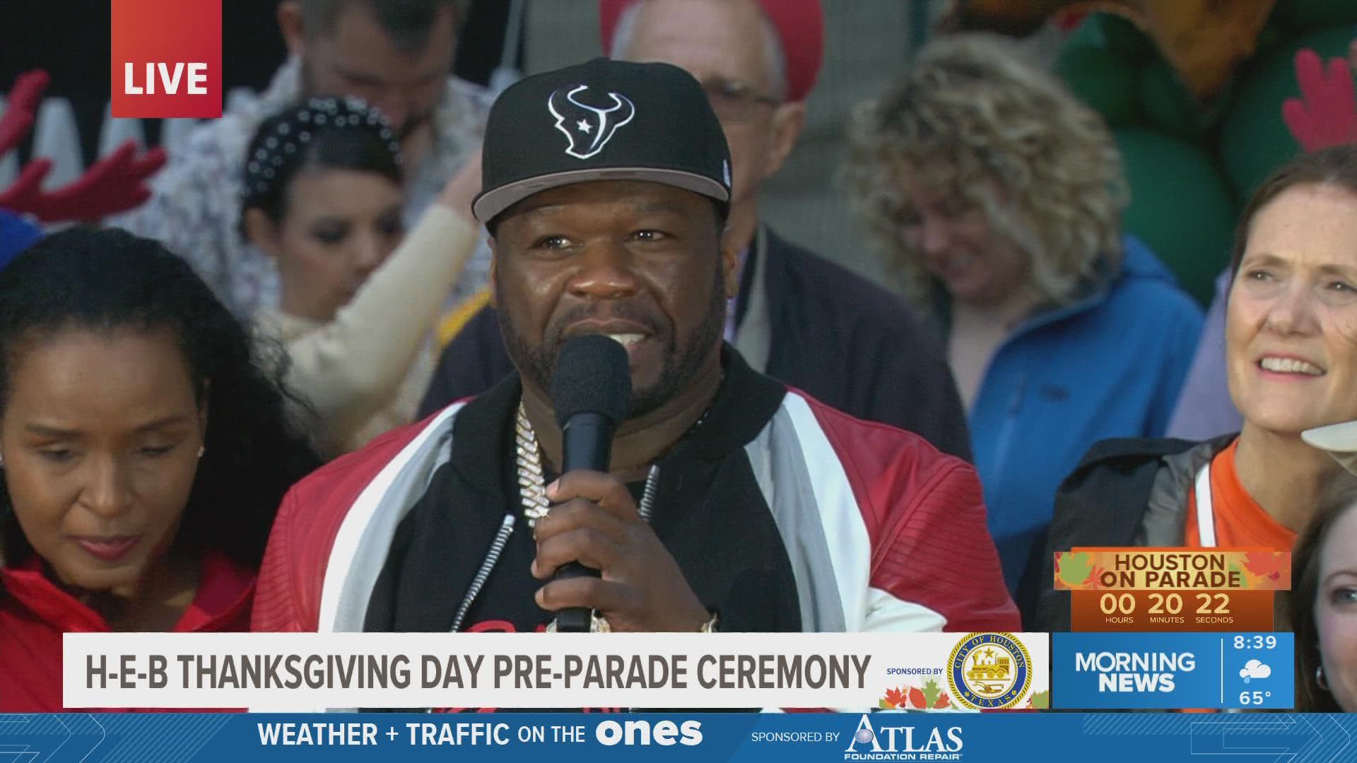 Not only is 50 Cent the Thanksgiving Day Parade grand marshal, but he also got a key to the city and his own day.