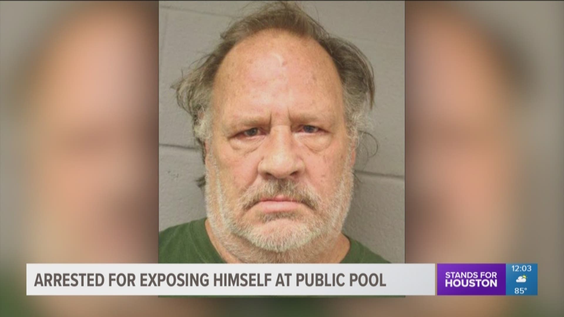 On Wednesday, deputies arrested a man who allegedly exposed himself in a public pool in northwest Houston last month.