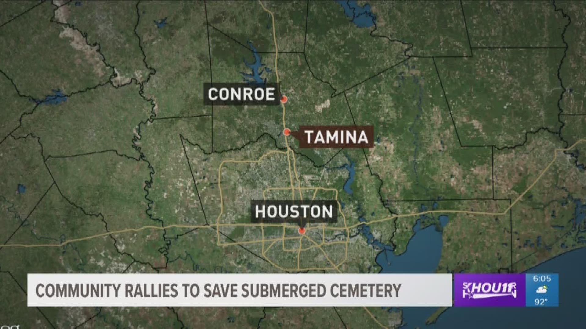 A community in Montgomery County is going out of its way to bring dignity back to a sunken cemetery.