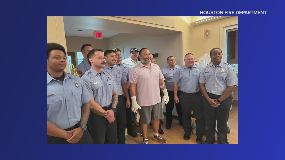 Houston firefighter injured in apartment fire last month released from ...