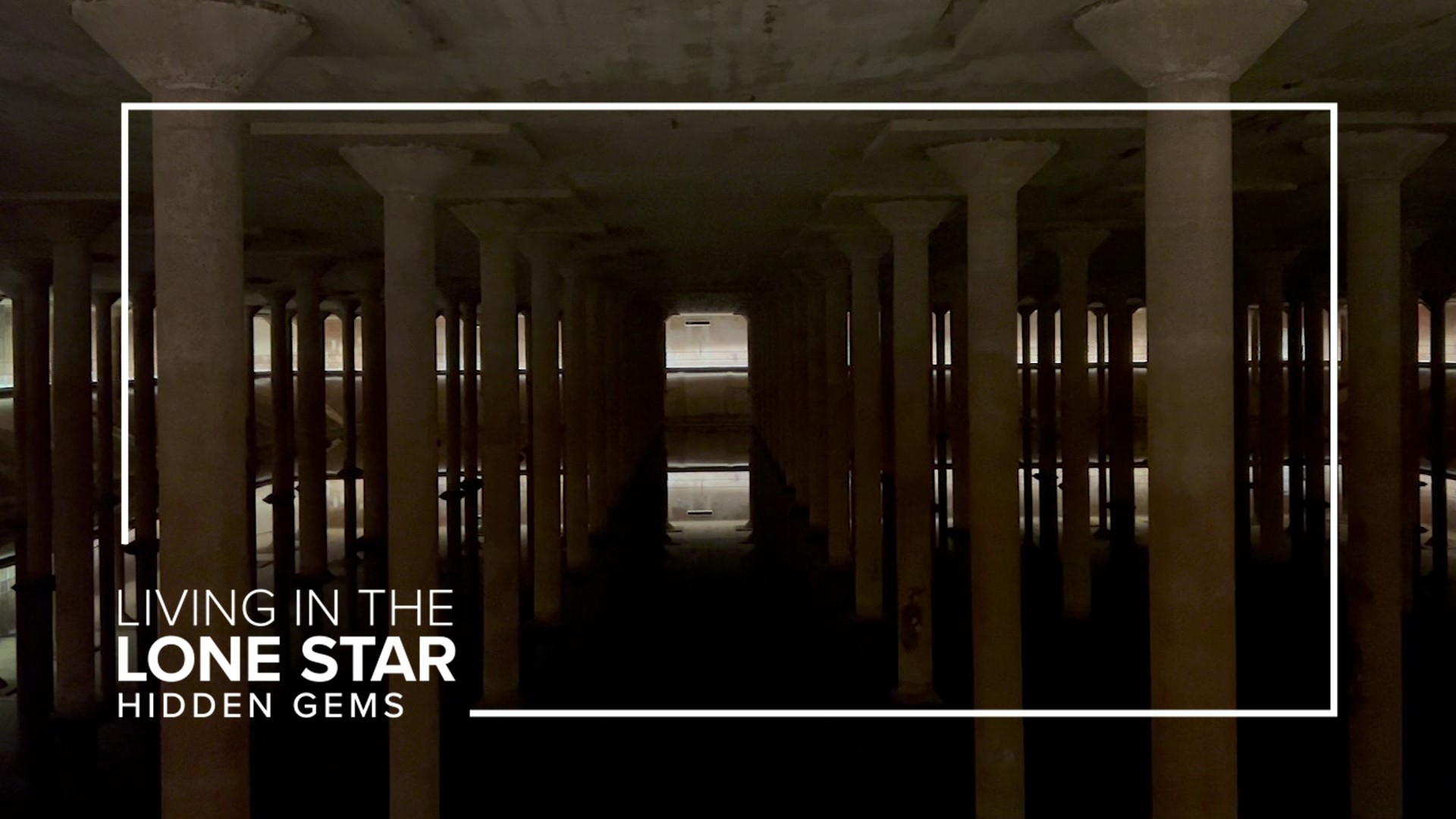 Built in 1926, the 87,000-square-foot underground reservoir could hold 15 million gallons of Houston’s drinking water.