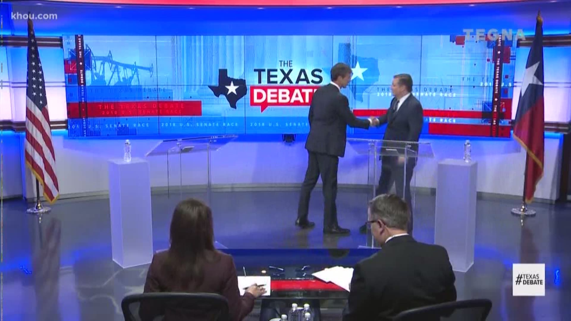 Sen. Ted Cruz and Congressman Beto O'Rourke tackled several issues during their debate Tuesday night.