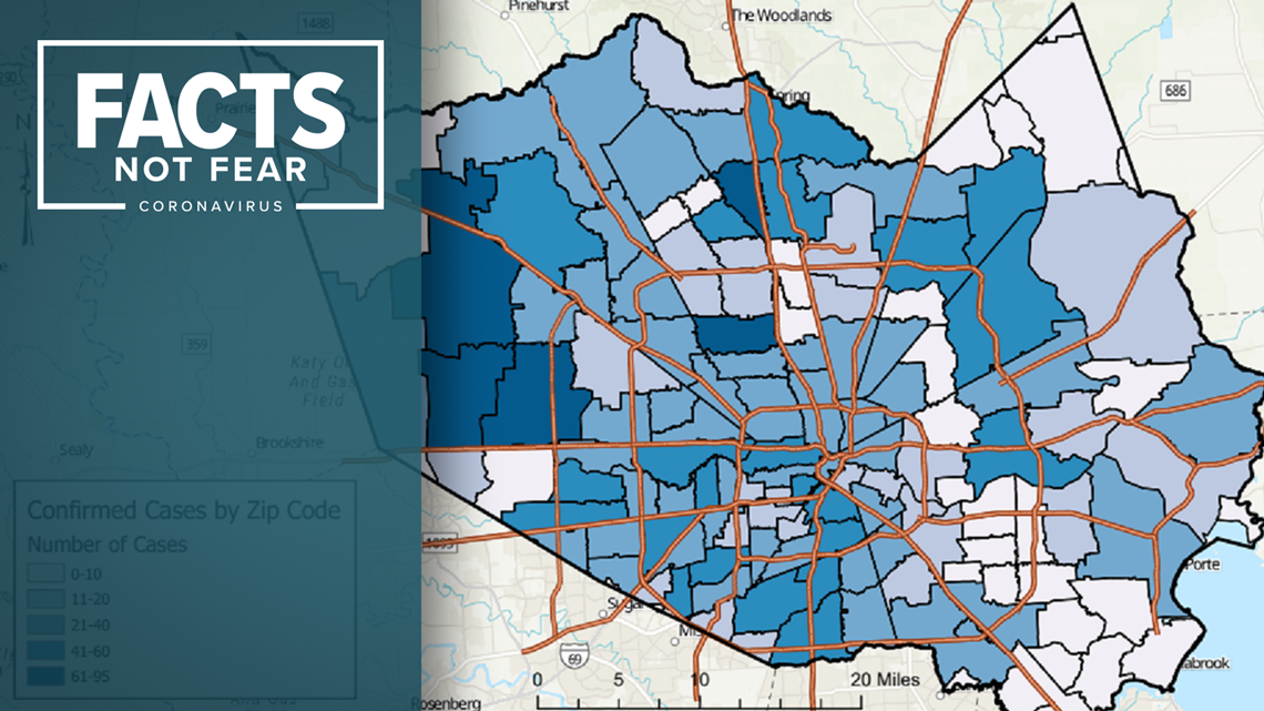 Harris County Zip Code Map Map With States 9491