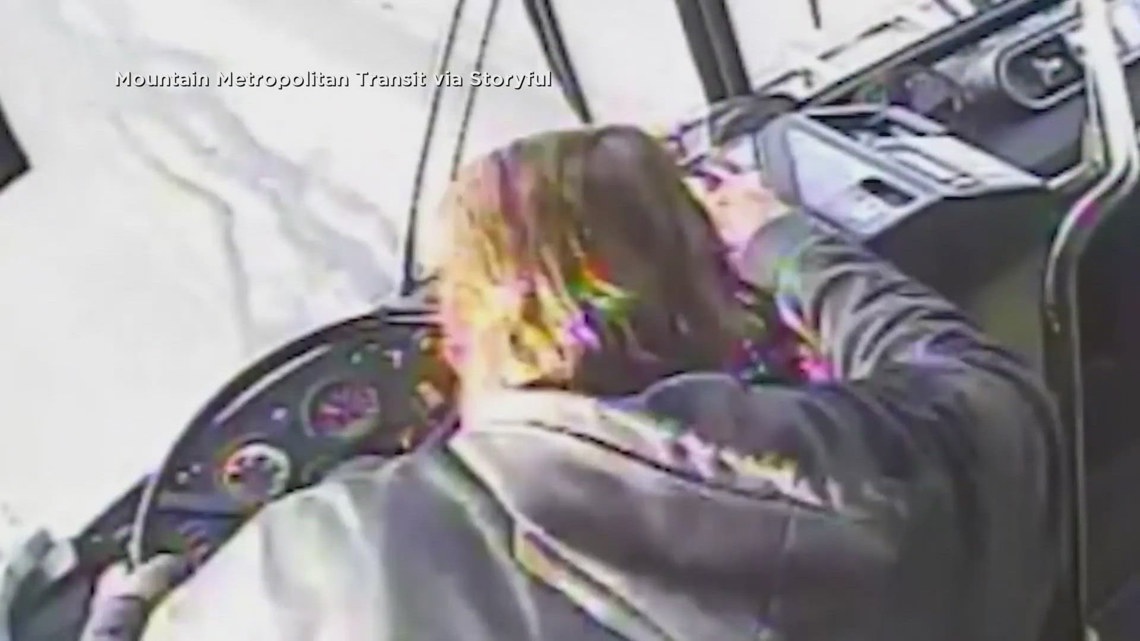 Passengers step in to help after bus driver suffers medical emergency ...