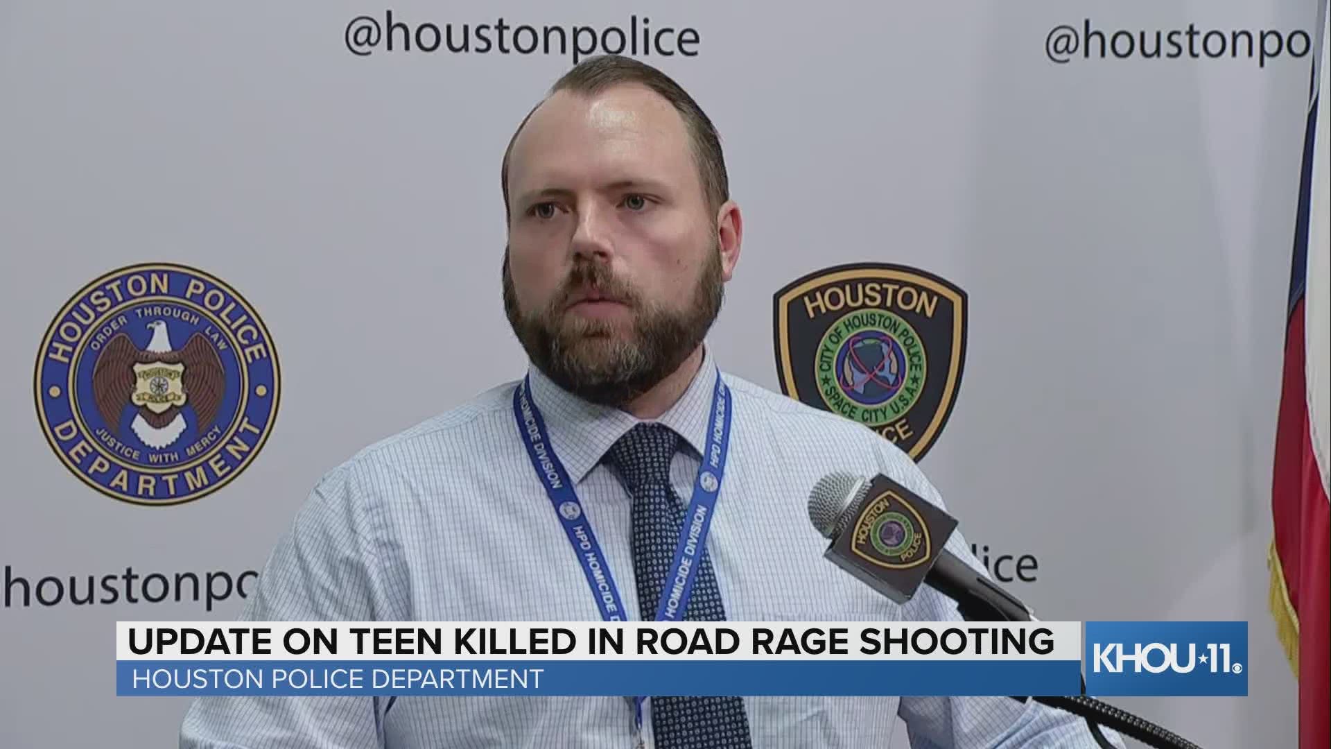 The suspect accused of shooting and killing a teen during a road rage incident after an Astros game is still on the run. Houston police said they are in need of tips