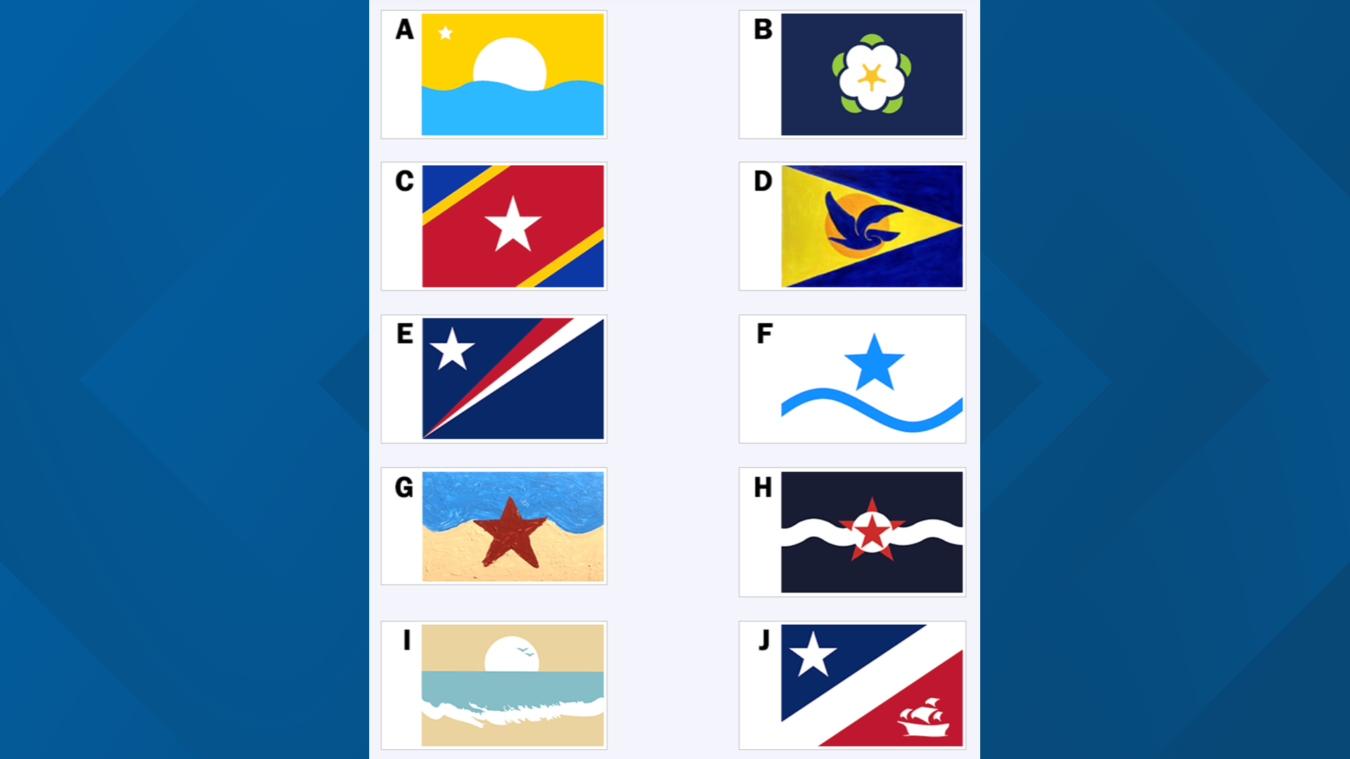 Galveston residents can help choose city's next flag | khou.com