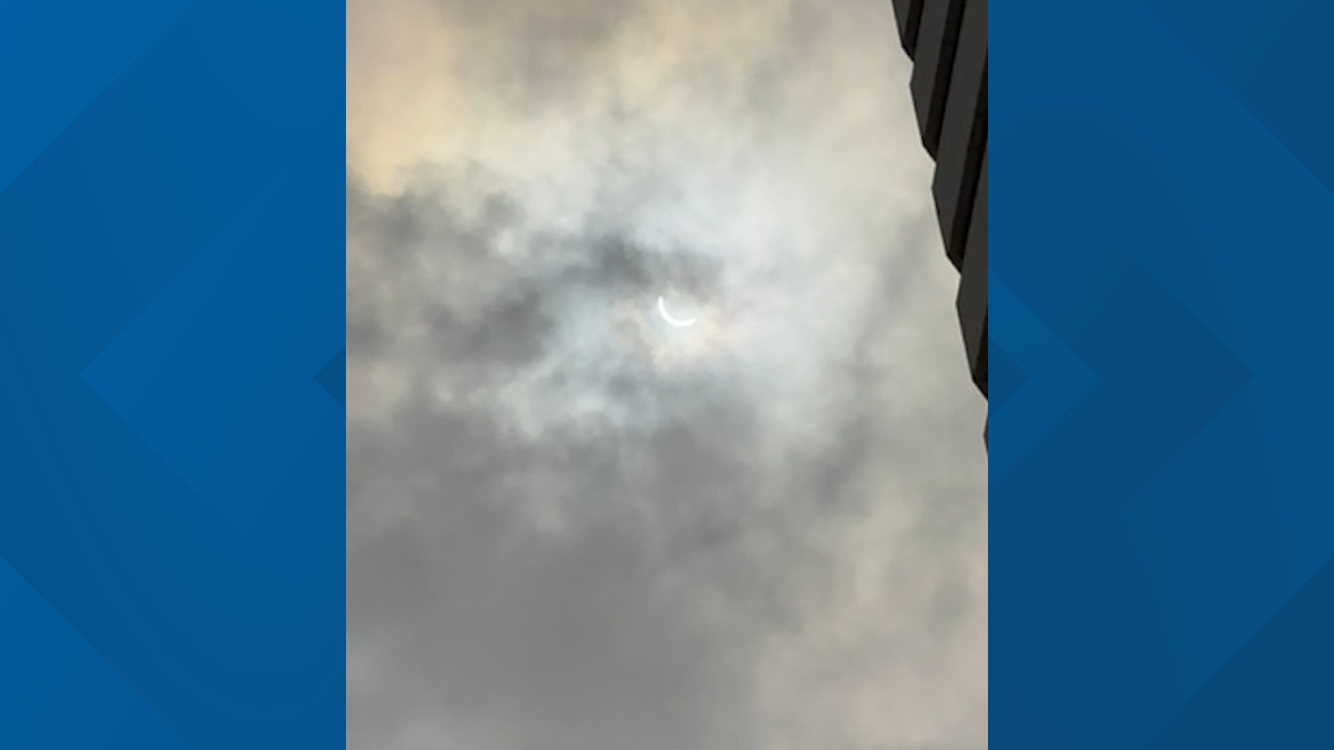 Here's what the Great American Eclipse looked like in west Houston on Monday, April 8, 2024.