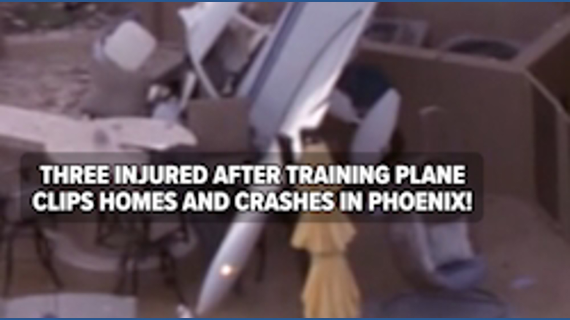 Small plane crashes in north Phoenix backyard | khou.com