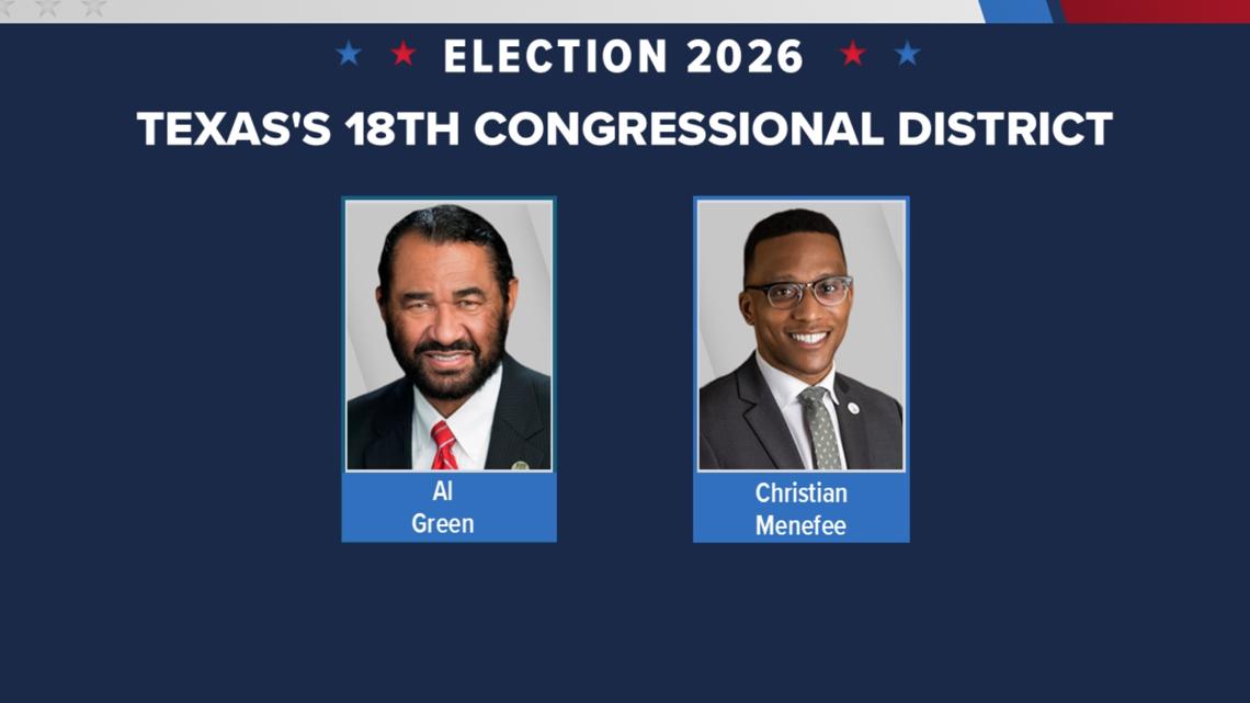 U.S. House District 18 race between Christian Menefee and Al Green could come down to voter turnout